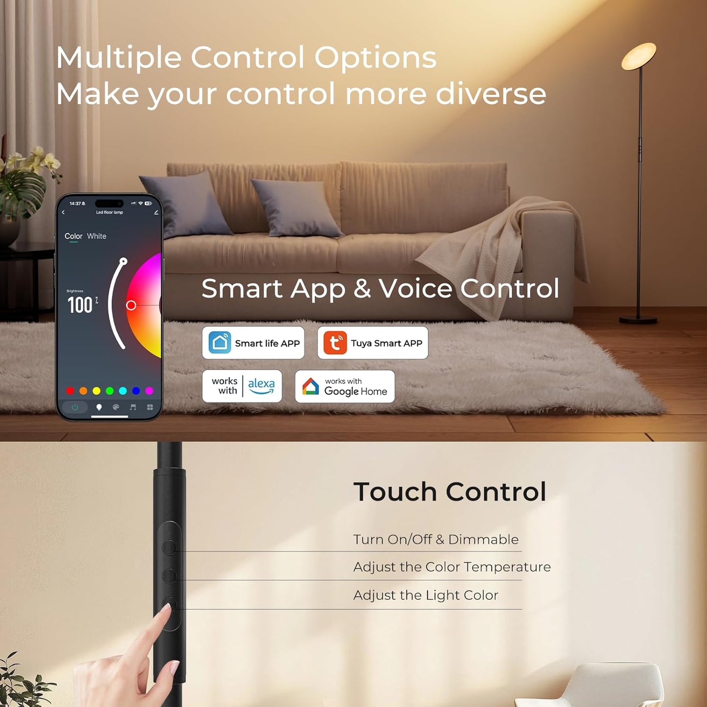 Smart RGB Floor Lamp