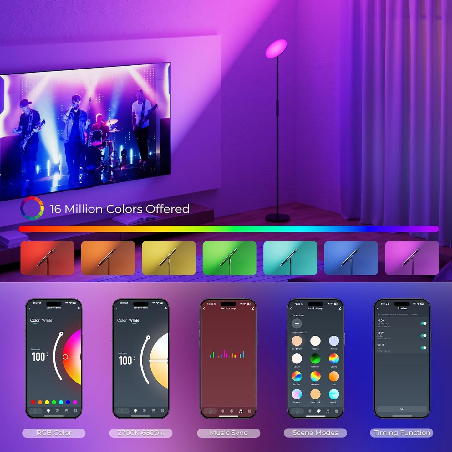 Smart RGB Floor Lamp
