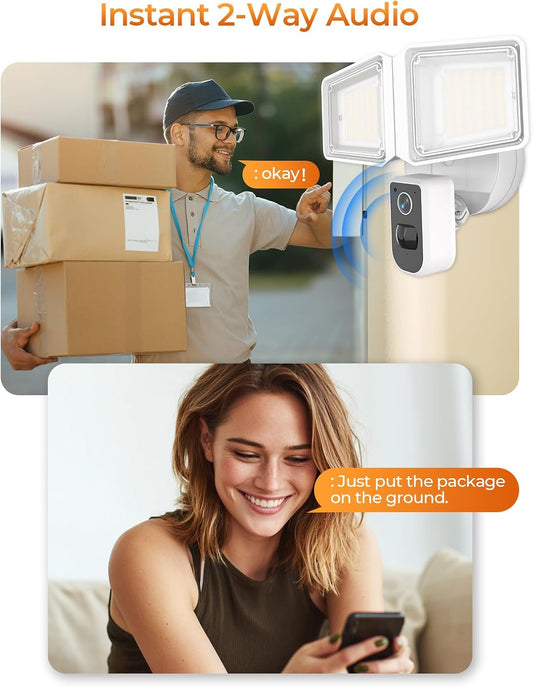 Floodlight Outdoor Security Camera